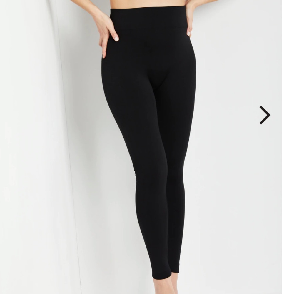 Motherhood Maternity Black Fleece Leggings